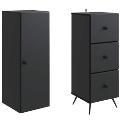 Ensemble de Meubles 2 pcs Noir 34,5 x 34,5 x 90 cm 621232621232