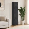 Ensemble de Meubles 2 pcs Noir 33 x 34,5 x 89,5 cm 621233621233