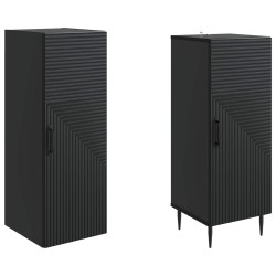 Ensemble de Meubles 2 pcs Noir 33 x 34,5 x 89,5 cm 621233621233