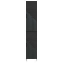 Ensemble de Meubles 2 pcs Noir 33 x 34,5 x 89,5 cm 621233621233