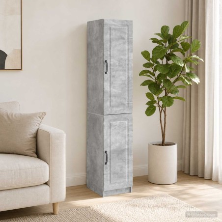 Ensemble de Meubles 2 pcs Gris béton Bois d'ingénierie 621234621234