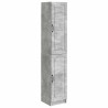 Ensemble de Meubles 2 pcs Gris béton Bois d'ingénierie 621234621234