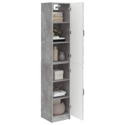 Ensemble de Meubles 2 pcs Gris béton Bois d'ingénierie 621234621234