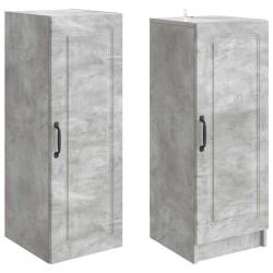 Ensemble de Meubles 2 pcs Gris béton Bois d'ingénierie 621234621234
