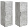 Ensemble de Meubles 2 pcs Gris béton Bois d'ingénierie 621234621234