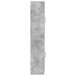 Ensemble de Meubles 2 pcs Gris béton Bois d'ingénierie 621234621234