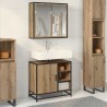 Ensemble de mobilier de salle de bain 2 pc Chêne artisanal 621237621237