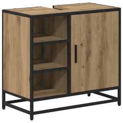 Ensemble de mobilier de salle de bain 2 pc Chêne artisanal 621237621237