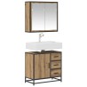 Ensemble de mobilier de salle de bain 2 pc Chêne artisanal 621238621238