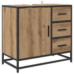 Ensemble de mobilier de salle de bain 2 pc Chêne artisanal 621238621238