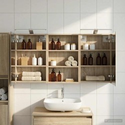 Ensemble de Meubles de Salle de Bain 3 pcs 120 x 10,5 x 60,5 cm 621240621240
