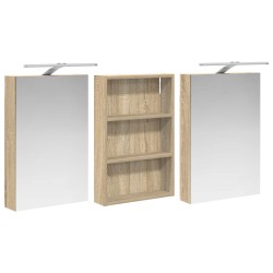Ensemble de Meubles de Salle de Bain 3 pcs 120 x 10,5 x 60,5 cm 621240621240