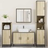 Ensemble de meubles de salle de bain 4 pcs chêne sonoma 621241621241