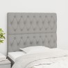 Tête de lit Gris clair 100x7x118/128 cm Tissu 621244621244