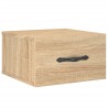 Table de chevet murale chêne sonoma 35x35x20 cm 621245621245