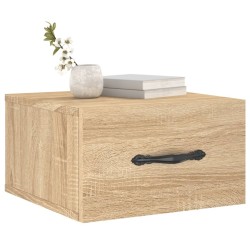 Table de chevet murale chêne sonoma 35x35x20 cm 621245621245