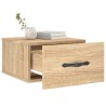 Table de chevet murale chêne sonoma 35x35x20 cm 621245621245