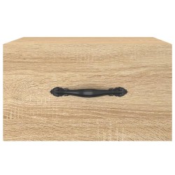 Table de chevet murale chêne sonoma 35x35x20 cm 621245621245