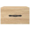 Table de chevet murale chêne sonoma 35x35x20 cm 621245621245