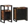 Ensemble de mobilier de salle de bain 2 pcs Bois Recyclé Solide 621246621246