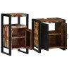 Ensemble de mobilier de salle de bain 2 pcs Bois Recyclé Solide 621246621246