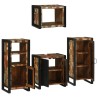 Ensemble de mobilier de salle de bain 4 pcs Bois massif recyclé 621247621247