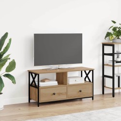 Meuble TV 90 x 33 x 45 cm Chêne artisanal 621251621251