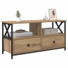 Meuble TV 90 x 33 x 45 cm Chêne artisanal 621251621251