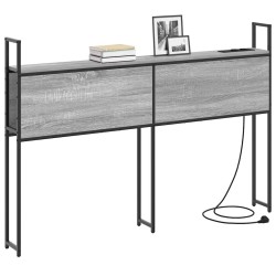 Headboard de Rangement avec Station de Charge Sonoma gris 621252621252