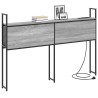 Headboard de Rangement avec Station de Charge Sonoma gris 621252621252