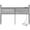 Headboard de Rangement avec Station de Charge Sonoma gris 621252621252