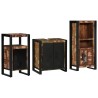 Ensemble de mobilier de salle de bain 3 pcs Bois Recyclé Solide 621254621254