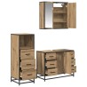 Ensemble de mobilier de salle de bain 3 pc Chêne artisanal 621257621257