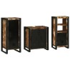 Ensemble de mobilier de salle de bain 3 pcs Bois Recyclé Solide 621259621259