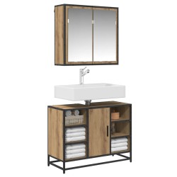 Ensemble de mobilier de salle de bain 2 pc Chêne artisanal 621264621264