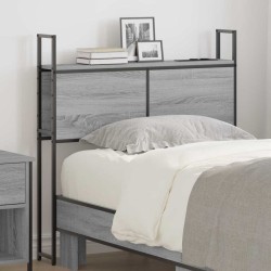 Headboard de Rangement avec Station de Charge Sonoma gris 621267621267