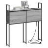 Headboard de Rangement avec Station de Charge Sonoma gris 621267621267