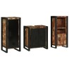 Ensemble de mobilier de salle de bain 3 pcs Bois Recyclé Solide 621270621270