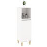 Armoire de salle de bain blanc 30x30x100 cm bois d'ingénierie 621271621271