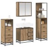 Ensemble de mobilier de salle de bain 4 pc Chêne artisanal 621272621272