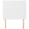 Tête de lit blanche 90 x 5 x 118/128 cm similicuir 621279621279