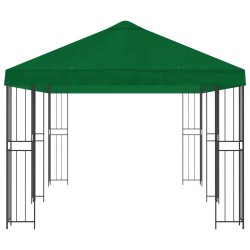 Gazebo avec murs latéraux 6 x 3 m Vert Polyester et Acier 190 621281621281