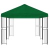 Gazebo avec murs latéraux 6 x 3 m Vert Polyester et Acier 190 621281621281