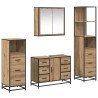Ensemble de mobilier de salle de bain 4 pc Chêne artisanal 621282621282