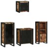 Ensemble de mobilier de salle de bain 4 pcs Bois Recyclé Solide 621284621284