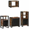 Ensemble de mobilier de salle de bain 4 pcs Bois Recyclé Solide 621286621286