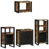 Ensemble de mobilier de salle de bain 4 pcs Bois Recyclé Solide 621286621286