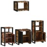 Ensemble de mobilier de salle de bain 4 pcs Bois Recyclé Solide 621286621286