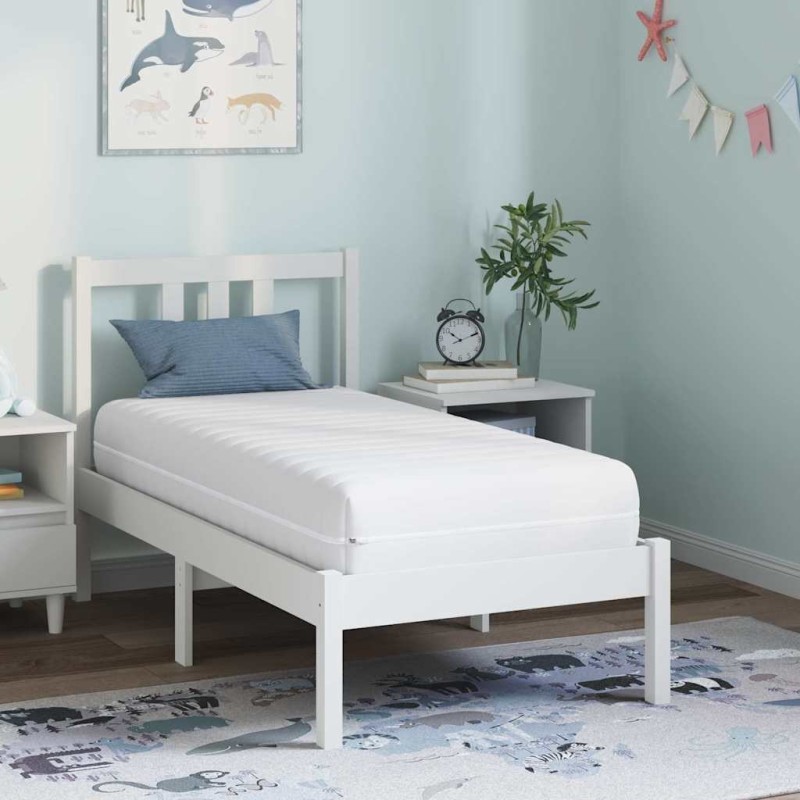 Matelas Blanc 70 x 140 cm Ressort ensaché 621291621291