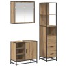 Ensemble de mobilier de salle de bain 3 pc Chêne artisanal 621293621293